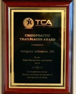 chiropractic trailblazer award