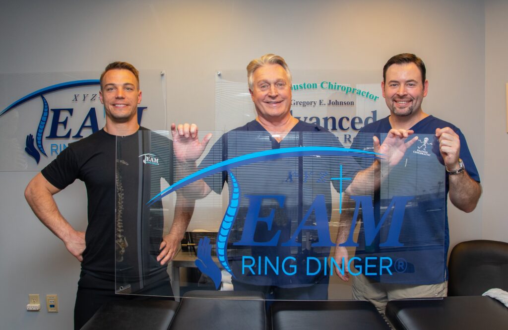 AdvChiro Team Ring Dinger DC's Matt & Eric TRD Sign 03-30-21